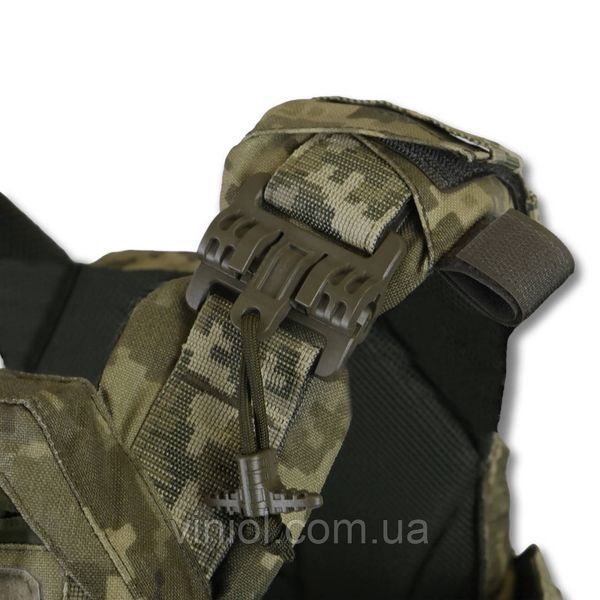 Плитоноска Kiborg GU gen.2 + 2 подсумка с баллистической защитой 1 класса пиксель 45009 фото