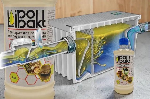 Біопрепарат для жироуловлювачів Lipobakt 500 мл 123456-Lipo500 фото