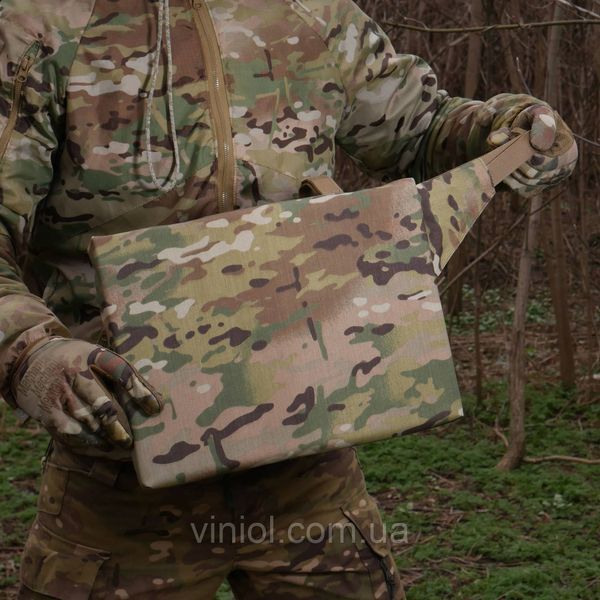 Каремат-сидушка с баллистическим пакетом 1 класс защиты Militex 20mm Cordura Multicam 81222 фото