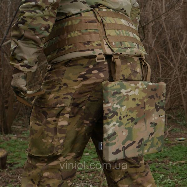 Каремат-сидушка с баллистическим пакетом 1 класс защиты Militex 20mm Cordura Multicam 81222 фото