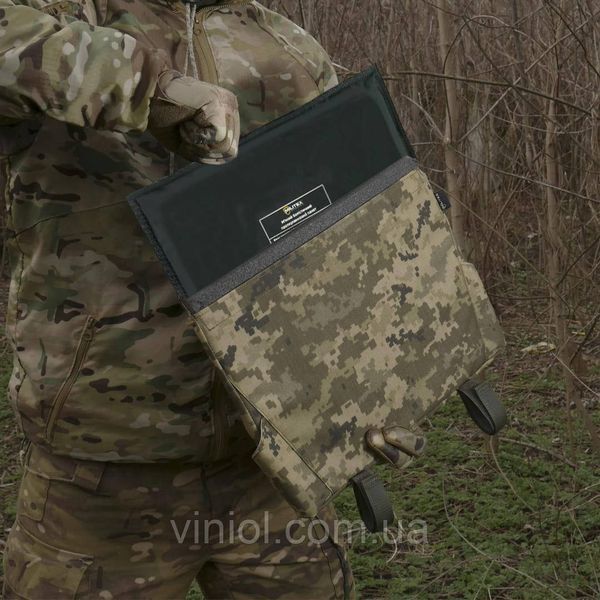 Каремат-сидушка с баллистическим пакетом 1 класс защиты Militex 20mm Cordura Pixel 81200 фото