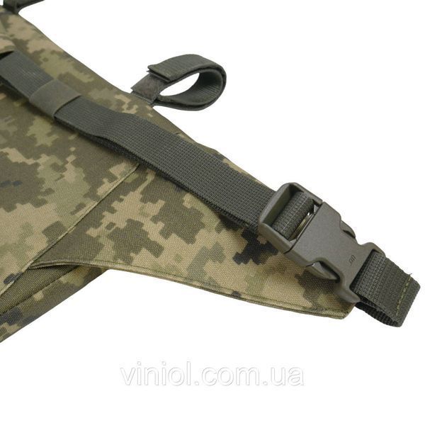 Каремат-сидушка с баллистическим пакетом 1 класс защиты Militex 20mm Cordura Pixel 81200 фото