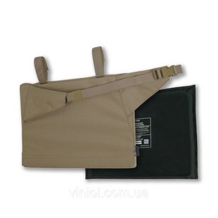 Каремат-сидушка з балістичним пакетом 1 клас захисту Militex 20mm Cordura Coyote 81211 фото