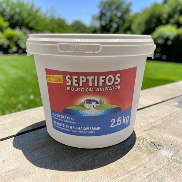 Бактерії Septifos 2500г для септиків та вигрібних ям 123456-Sept2500 фото