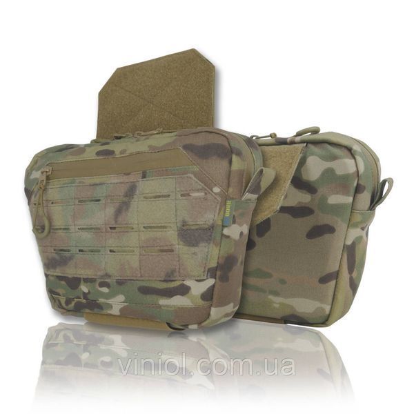 Сумка-напашник XL з балістичним пакетом 1 клас захисту Kiborg GU Сordura Multicam 82001 фото