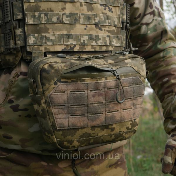 Сумка-напашник XL с баллистическим пакетом 1 класс защиты Kiborg GU Сordura Pixel 82002 фото