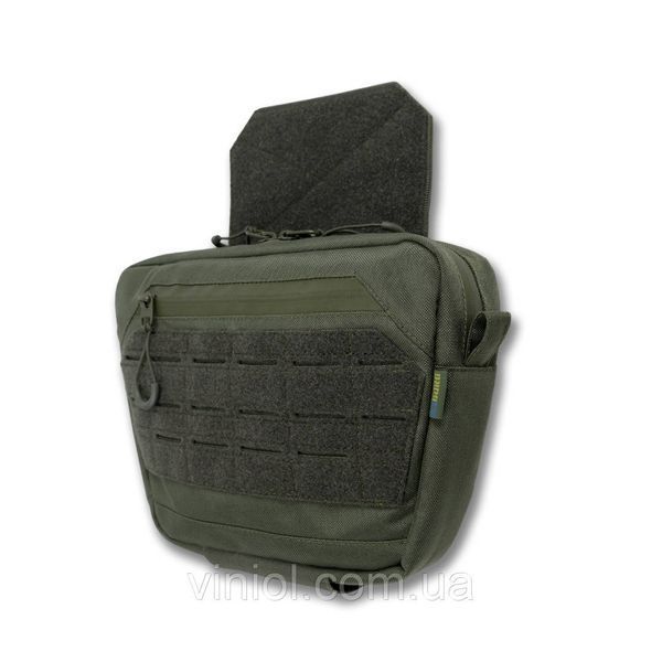 Сумка-напашник XL з балістичним пакетом 1 клас захисту Kiborg GU Сordura Khaki 82003 фото
