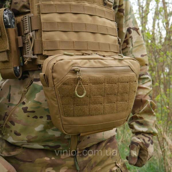 Сумка-напашник XL с баллистическим пакетом 1 класс защиты Kiborg GU Сordura Coyote 82004 фото