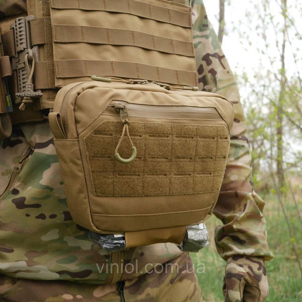 Сумка-напашник XL с баллистическим пакетом 1 класс защиты Kiborg GU Сordura Coyote 82004 фото