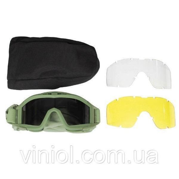 Захисні тактичні окуляри-маска Daisy зі змінним склом 7040-Х фото
