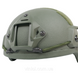 Шлем MICH 2000 с креплением Helmet PE NIJ IIIA.44 Хаки 7028 фото 7