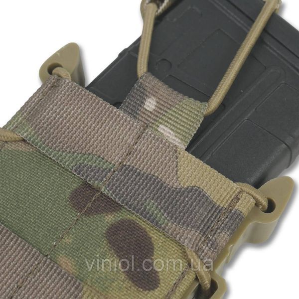 Жорсткий посилений тактичний підсумок Kiborg GU Single Mag Pouch Multicam 1995 фото