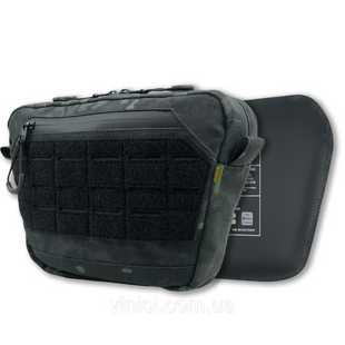 Сумка-напашник XL з балістичним пакетом 1 клас захисту Kiborg GU Сordura Dark Multicam 82006 фото