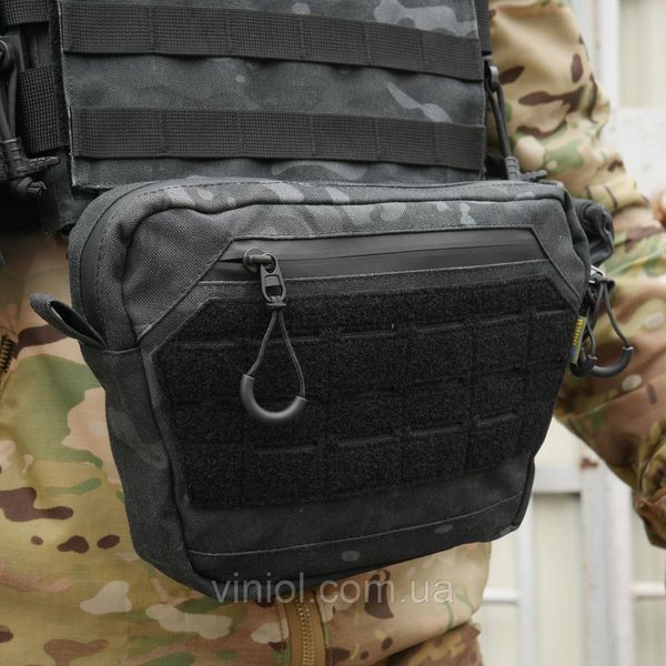 Сумка-напашник XL з балістичним пакетом 1 клас захисту Kiborg GU Сordura Dark Multicam 82006 фото
