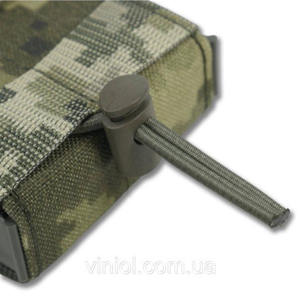 Жесткий усиленный тактический подсумок Kiborg GU Single Mag Pouch Pixel 1996 фото