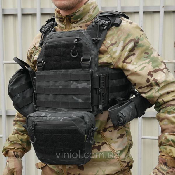 Сумка-напашник XL з балістичним пакетом 1 клас захисту Kiborg GU Сordura Dark Multicam 82006 фото
