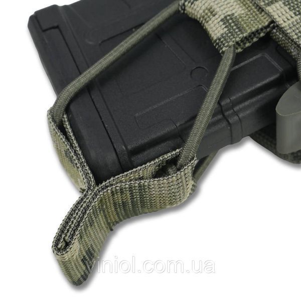Жесткий усиленный тактический подсумок Kiborg GU Single Mag Pouch Pixel 1996 фото