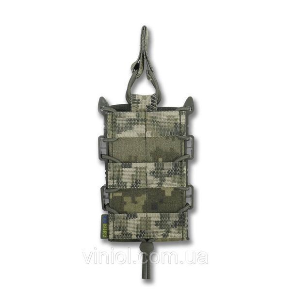 Жесткий усиленный тактический подсумок Kiborg GU Single Mag Pouch Pixel 1996 фото