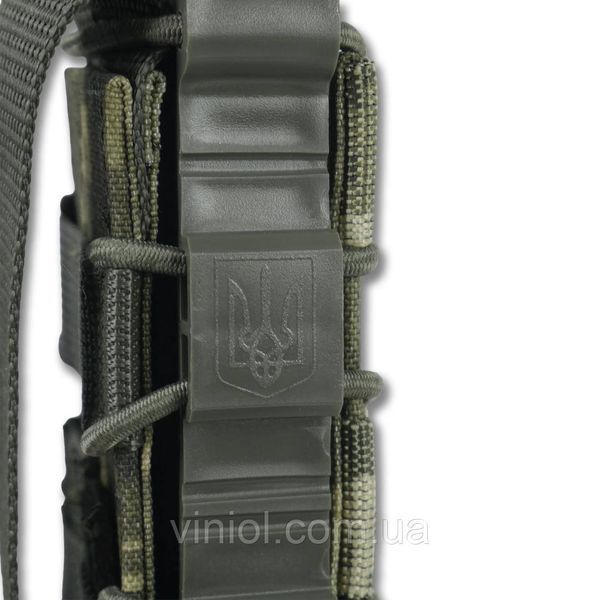 Жесткий усиленный тактический подсумок Kiborg GU Single Mag Pouch Pixel 1996 фото