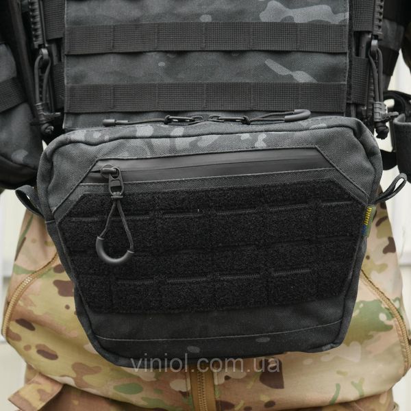 Сумка-напашник XL з балістичним пакетом 1 клас захисту Kiborg GU Сordura Dark Multicam 82006 фото