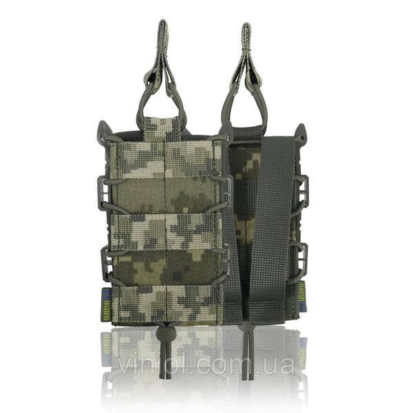 Жесткий усиленный тактический подсумок Kiborg GU Single Mag Pouch Pixel 1996 фото