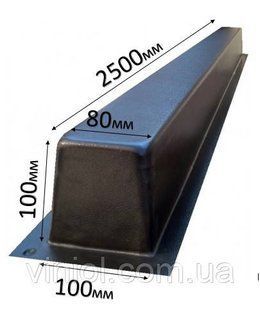 Форма бетонного стовпа для виноградника. Розміри 100х100х80х2500 мм 821 фото