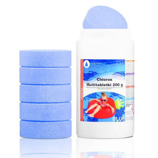 Таблетки для басейну 6 в 1 Chlorox Blue Tabs 1000г (таблетка 200 г. 5шт) 123456-Хлорокс200-0,4 фото